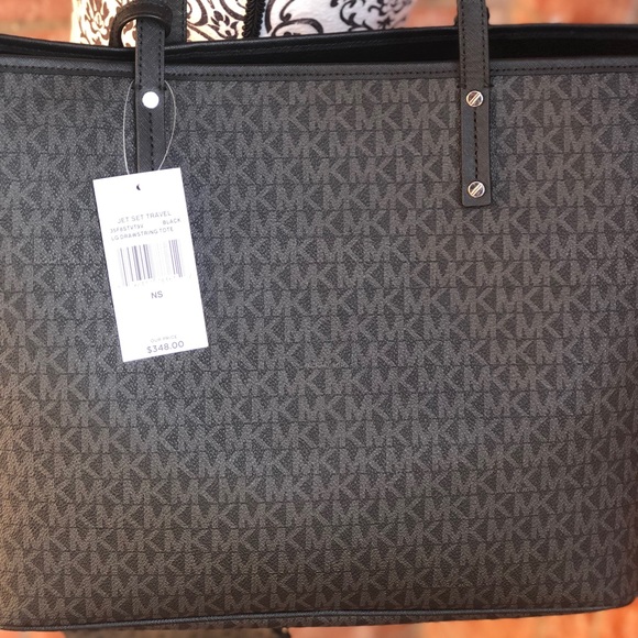 Michael kors jet set travel reversible tote black - Picture 4 of 6